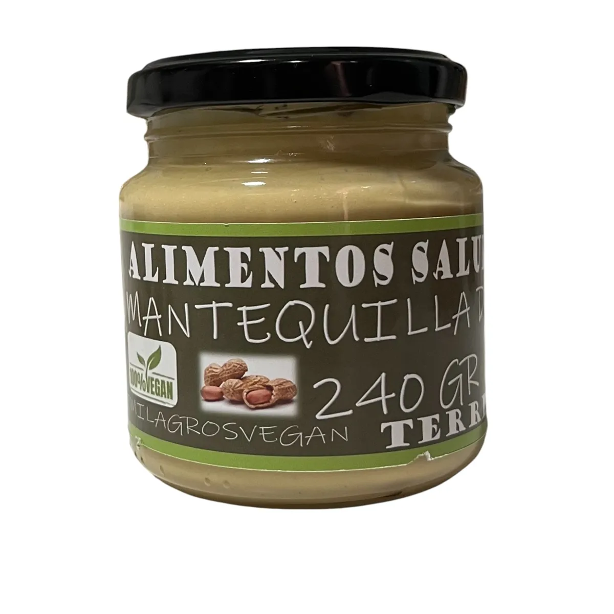 GENERICO - Mantequilla de maní natural de 240 gramos