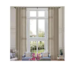 OEM - Cortina Visillo 1 Paño Cortina 8 Anillos Deco 140x230cm