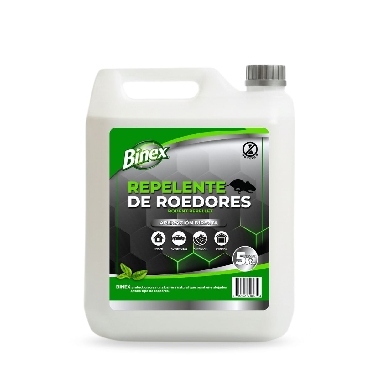 GENERICO - Repelente De Roedores - 5 Litros - Binex - No Tóxico
