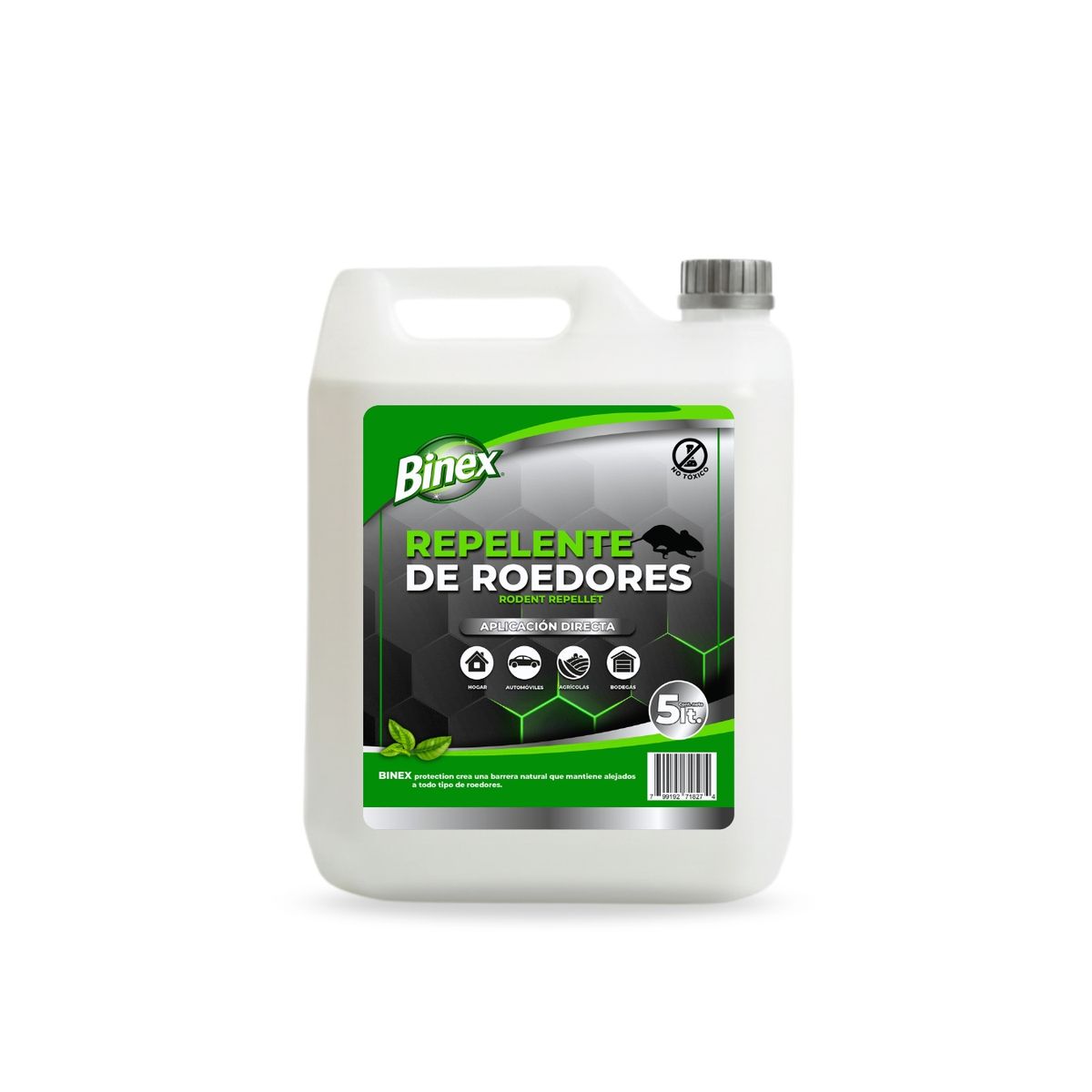 GENERICO - Repelente De Roedores - 5 Litros - Binex - No Tóxico