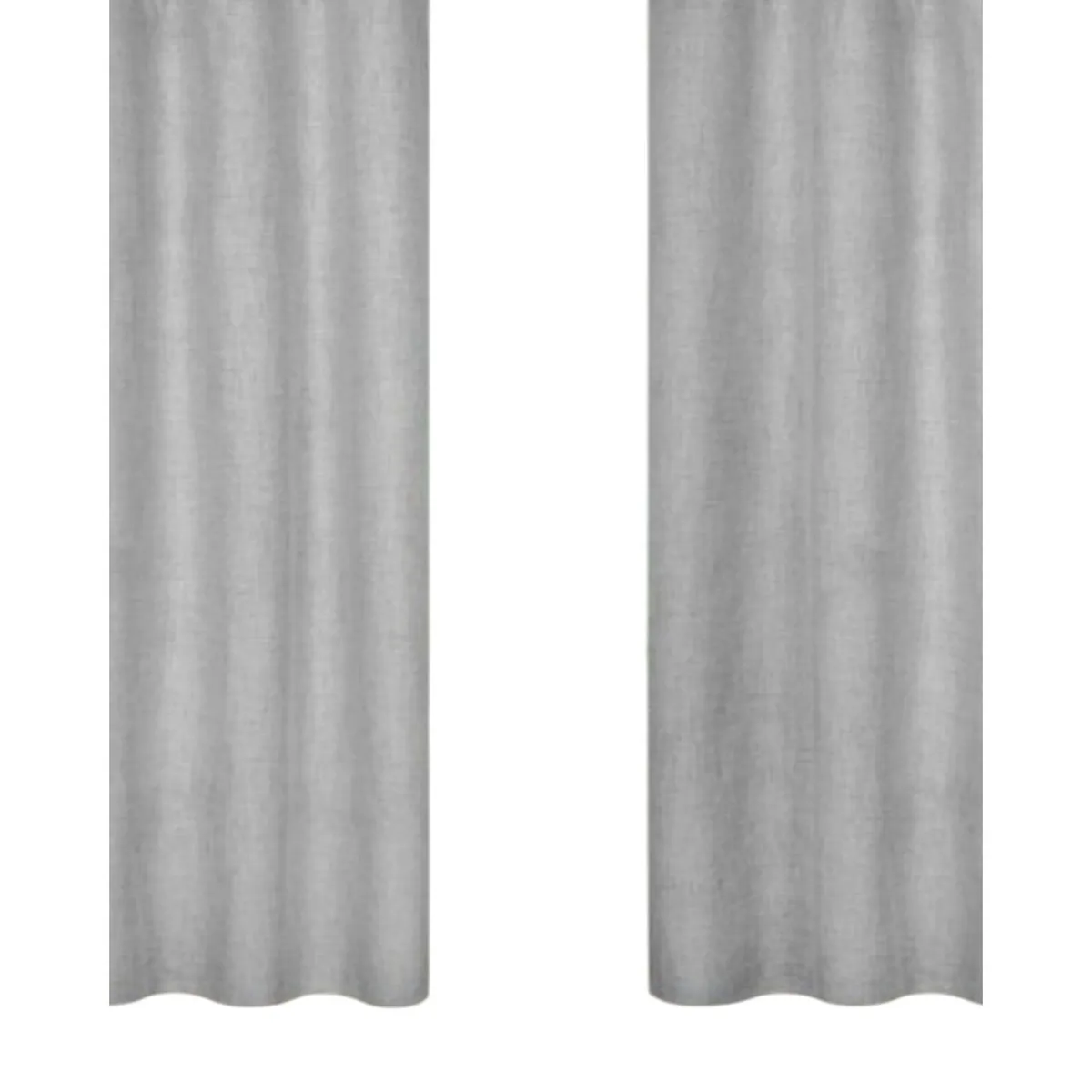 OEM - Cortina Lino 2 Paños Cortina 8 Anillos Deco 70x150cm