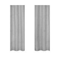 Cortina Lino 2 Paños Cortina 8 Anillos Deco 70x150cm