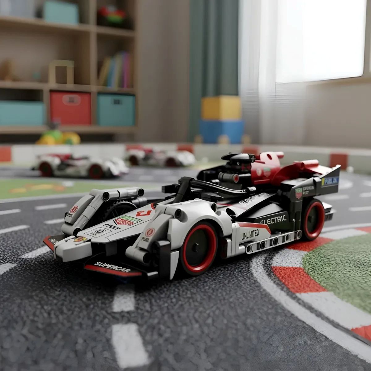 GENERICO - Juguete Auto Carreras Armable Kit Bloques Construcción F1 468 Piezas