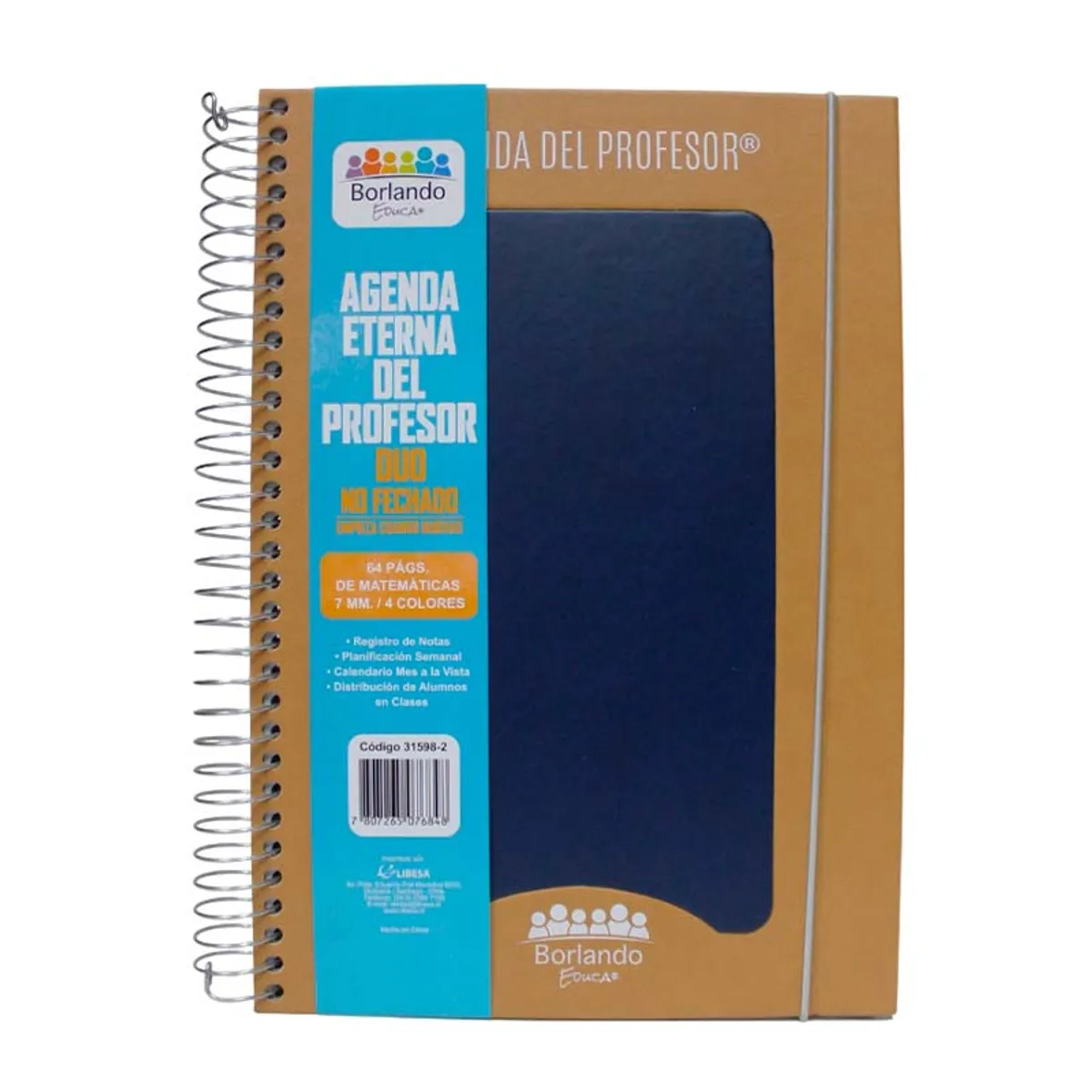 LIBESA - Agenda Del Profesor 2026 Borlando
