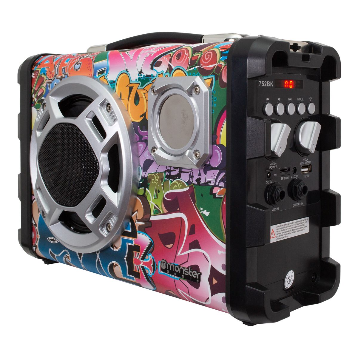 MONSTER AUDIO - MX752BK PARLANTE KARAOKE BT MONSTER