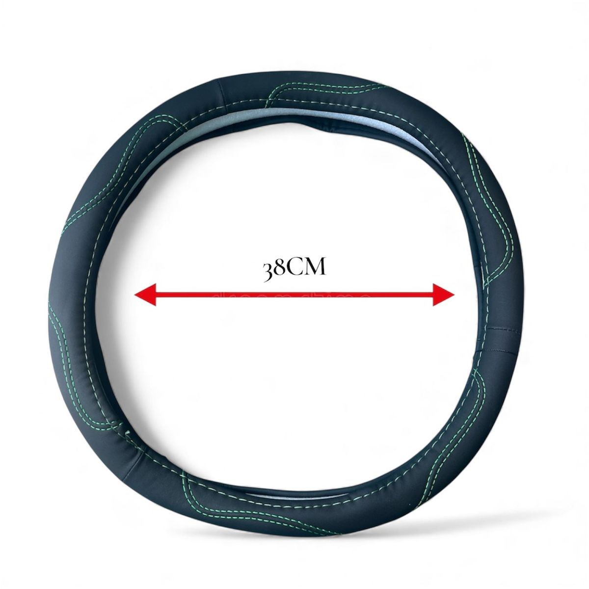 GENERICO - Forro Cubre Volante De Autos Eco Cuero Alta Calidad 38cm