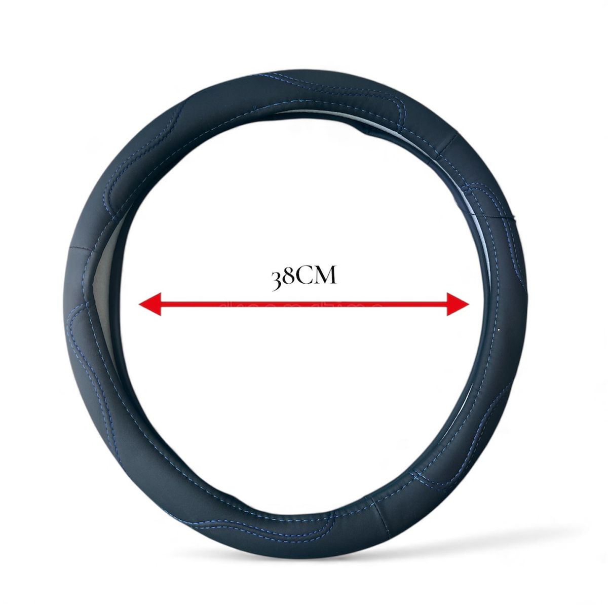 GENERICO - Forro Cubre Volante De Autos Eco Cuero Alta Calidad 38cm