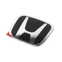 GENERICO - Insignia Emblema Compatible con Honda Volante 49x40mm Negro