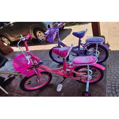 GENERICO - Pack de bicicletas fucsia y rosada