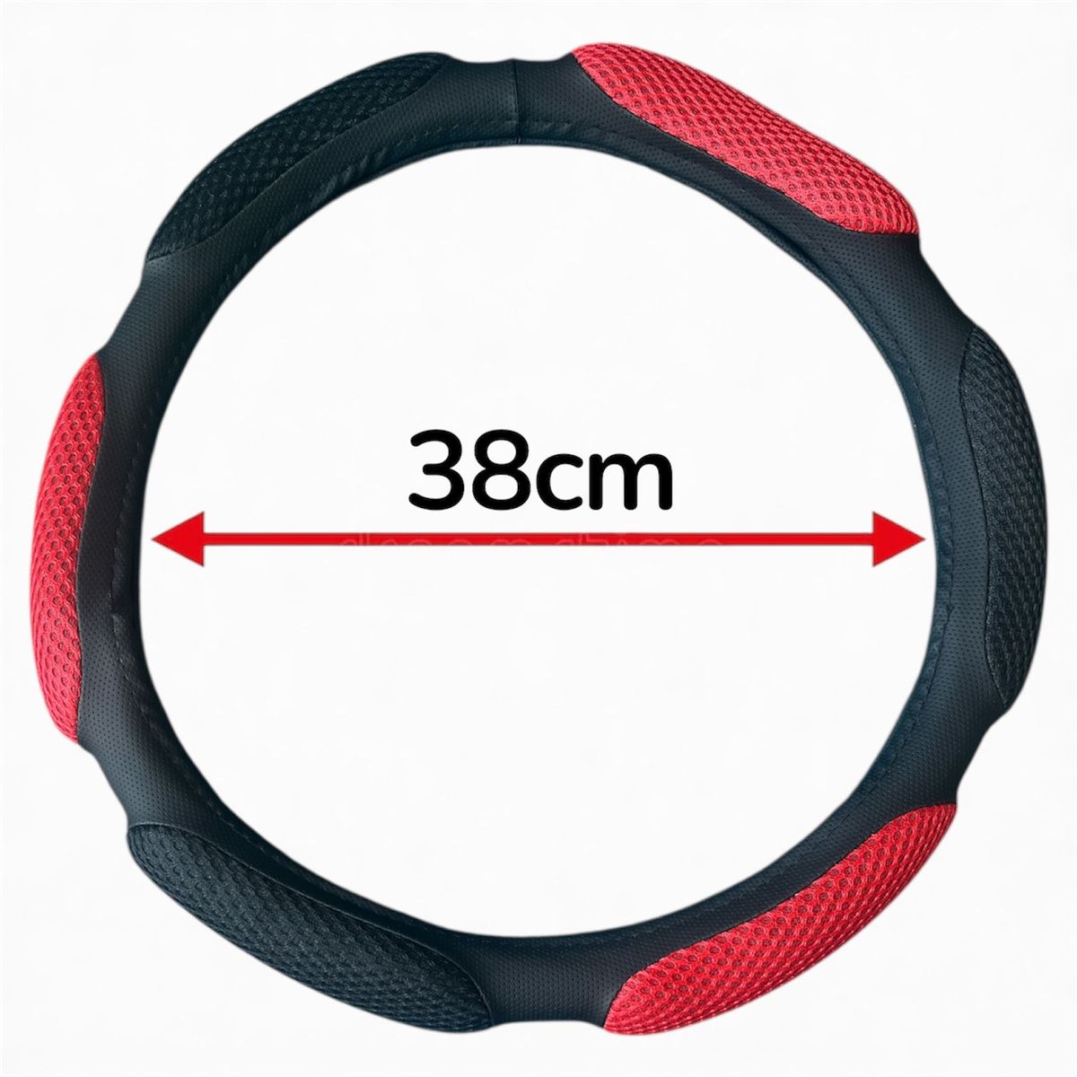 GENERICO - Forro Cubre Volante De Auto Eco Cuero Malla Espuma 38cm