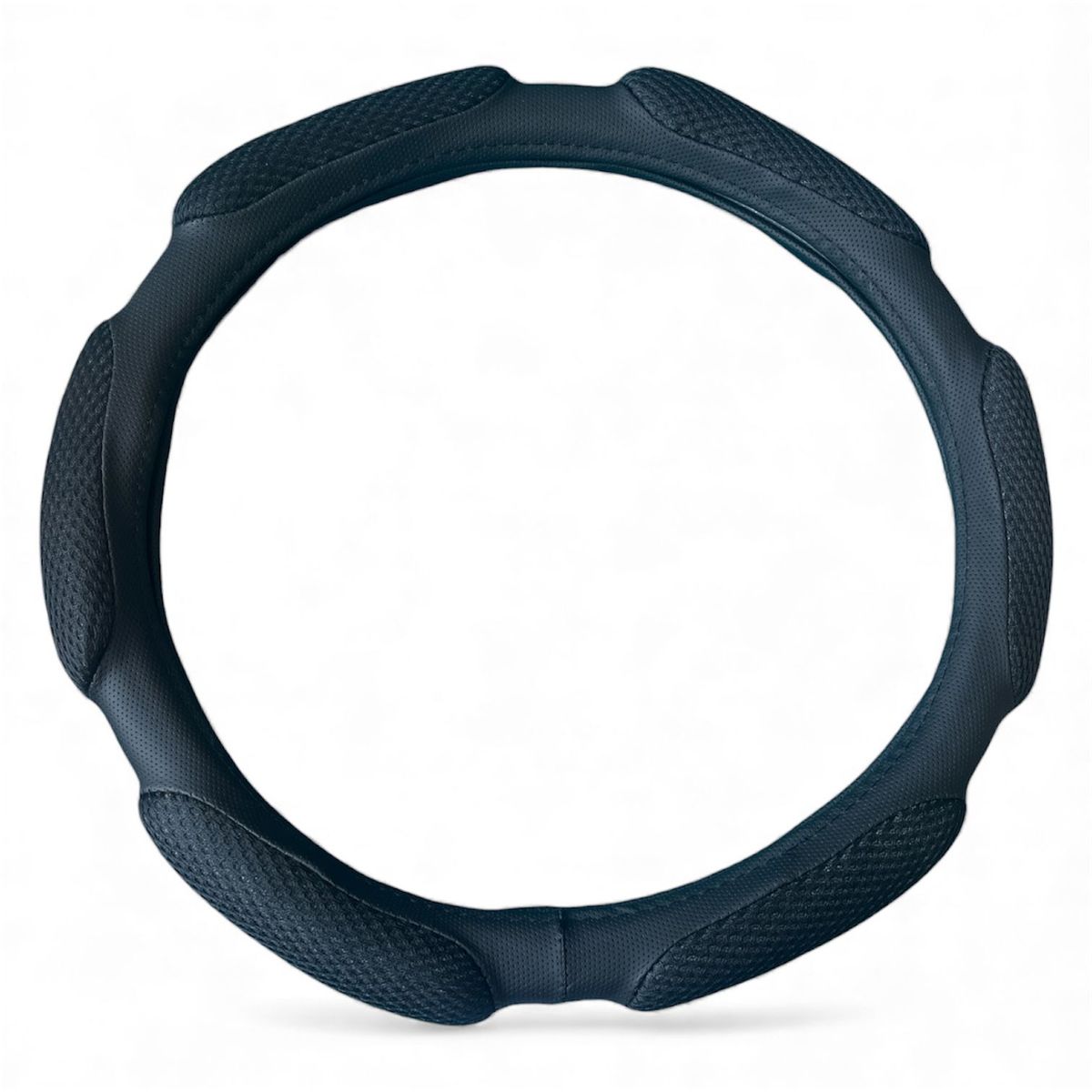 GENERICO - Forro Cubre Volante De Auto Eco Cuero Malla Espuma 38cm