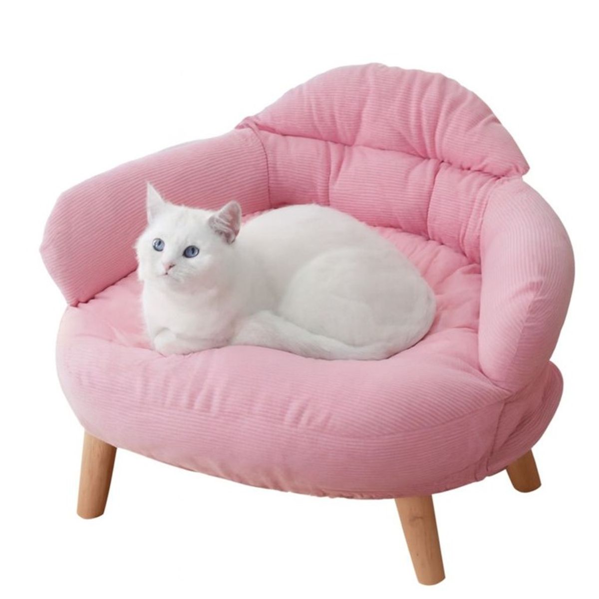 HOOPET - Cama Para Mascotas Estilo Sillón Talla L - ROSADO