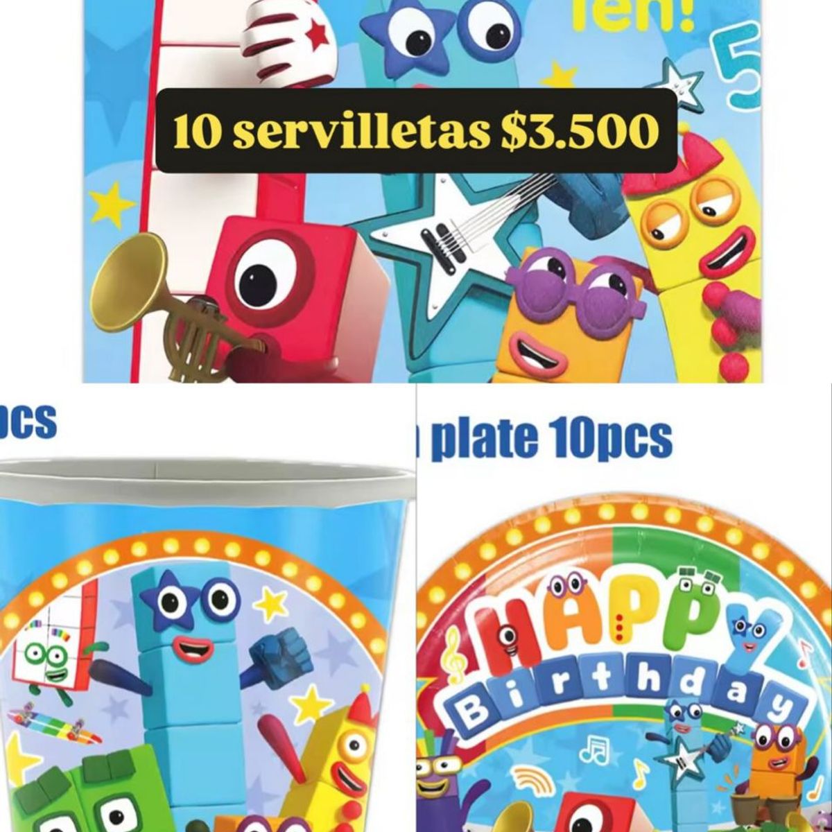 GENERICO - Pack Cumpleaños number block