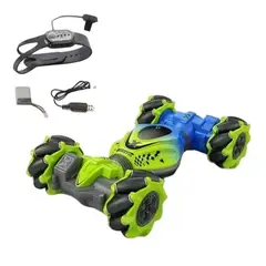 GENERICO - Auto Loco 4x4 Trucos Pro con Control 24G Verde