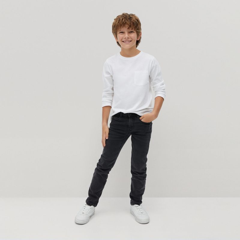 MANGO KIDS - Jeans Slim-Fit Algodón Niño