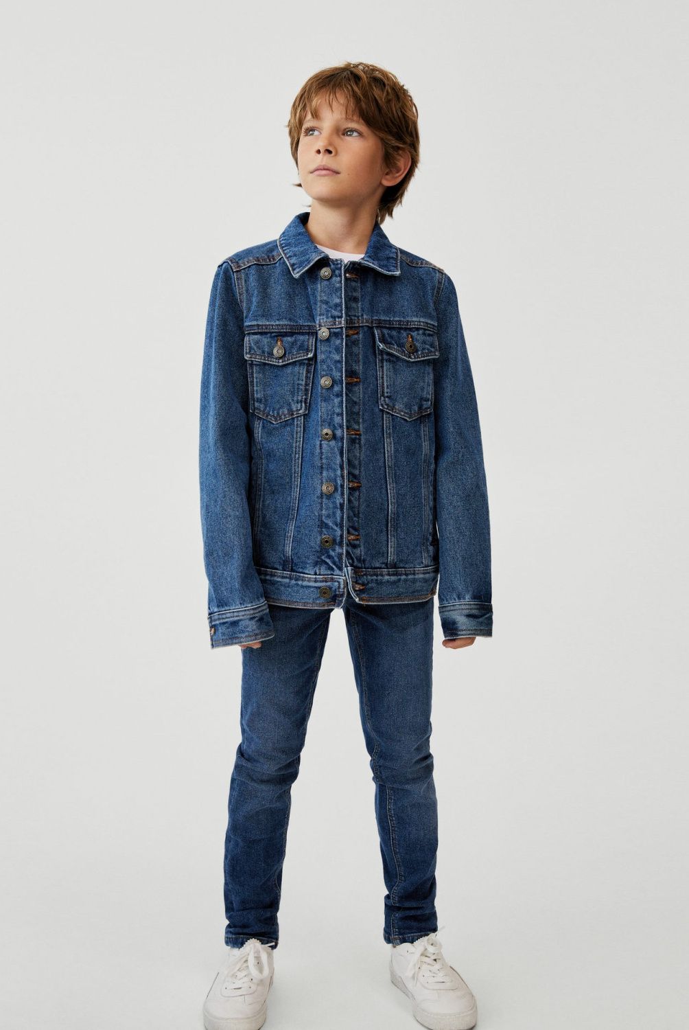 MANGO KIDS - Chaqueta Denim Algodón