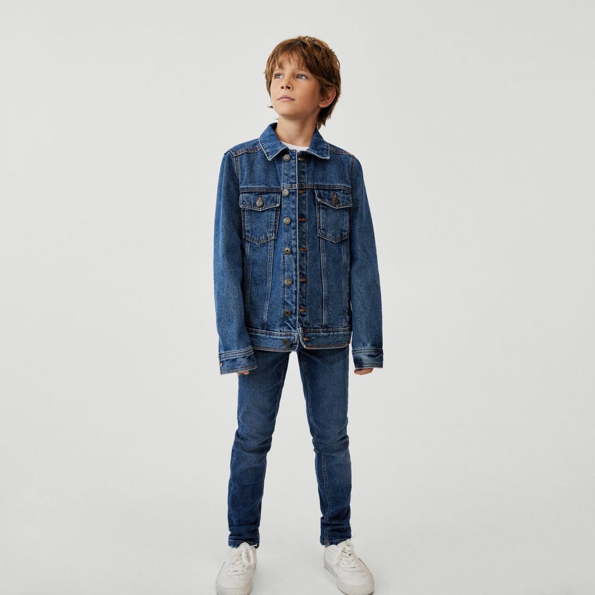 MANGO KIDS - Chaqueta Denim Algodón