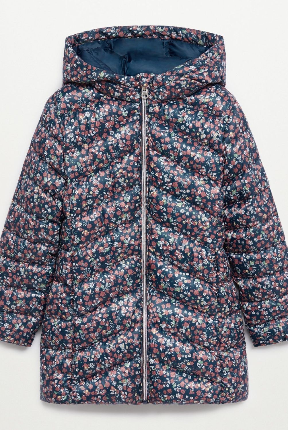 MANGO KIDS - Anorak Acolchado Estampado Floral Niña