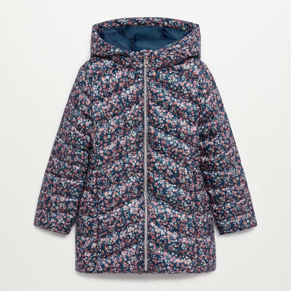MANGO KIDS - Anorak Acolchado Estampado Floral Niña