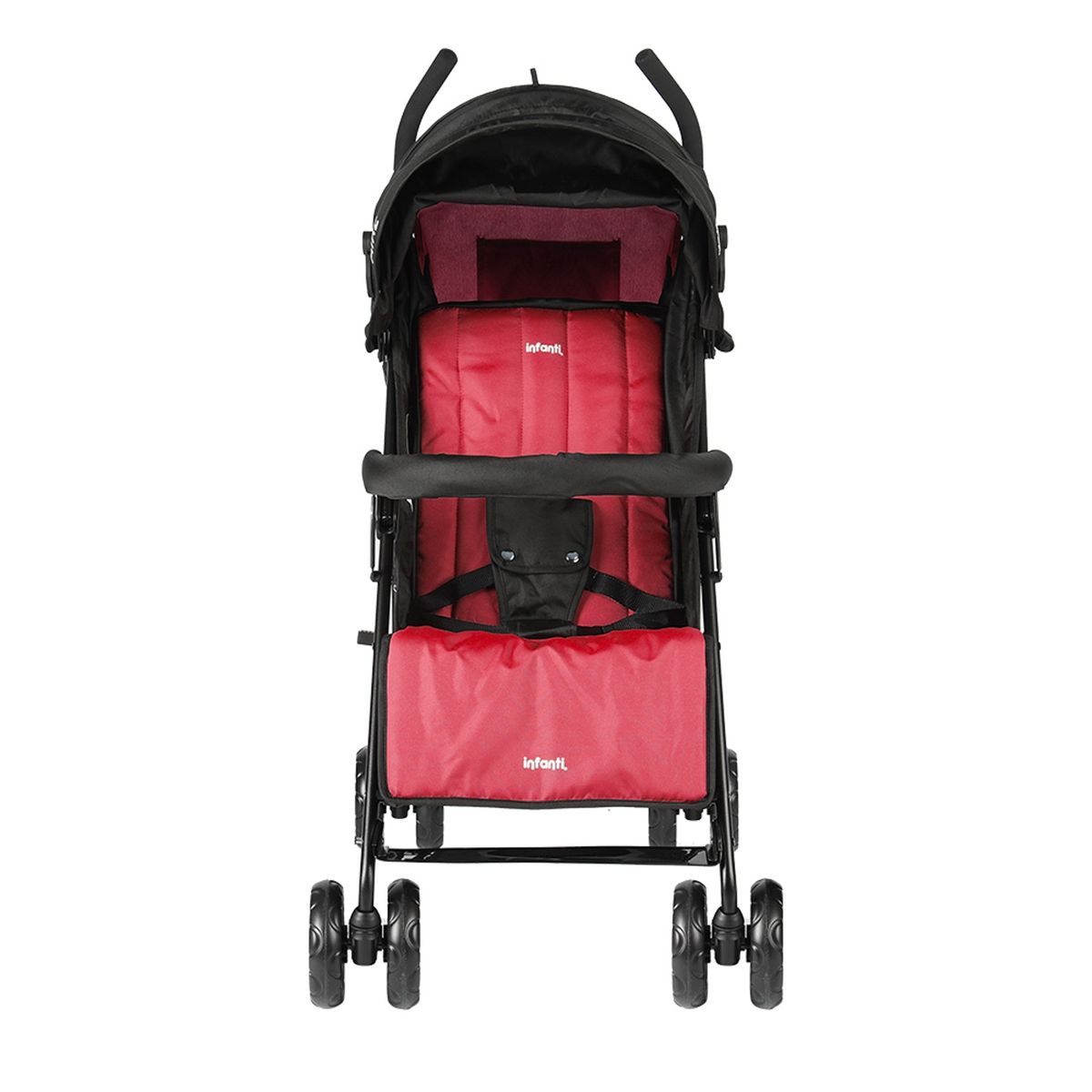 INFANTI - Coche Paseo Aike Negro/Rojo Infanti
