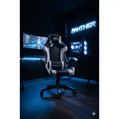 PANTHER - Silla Gamer Reclinable Blanca