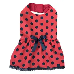 MASCOTACHIC - Vestido Rojo Lunares talla L