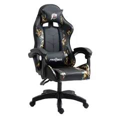 PANTHER - Silla Gamer Reclinable Camuflaje Dorada