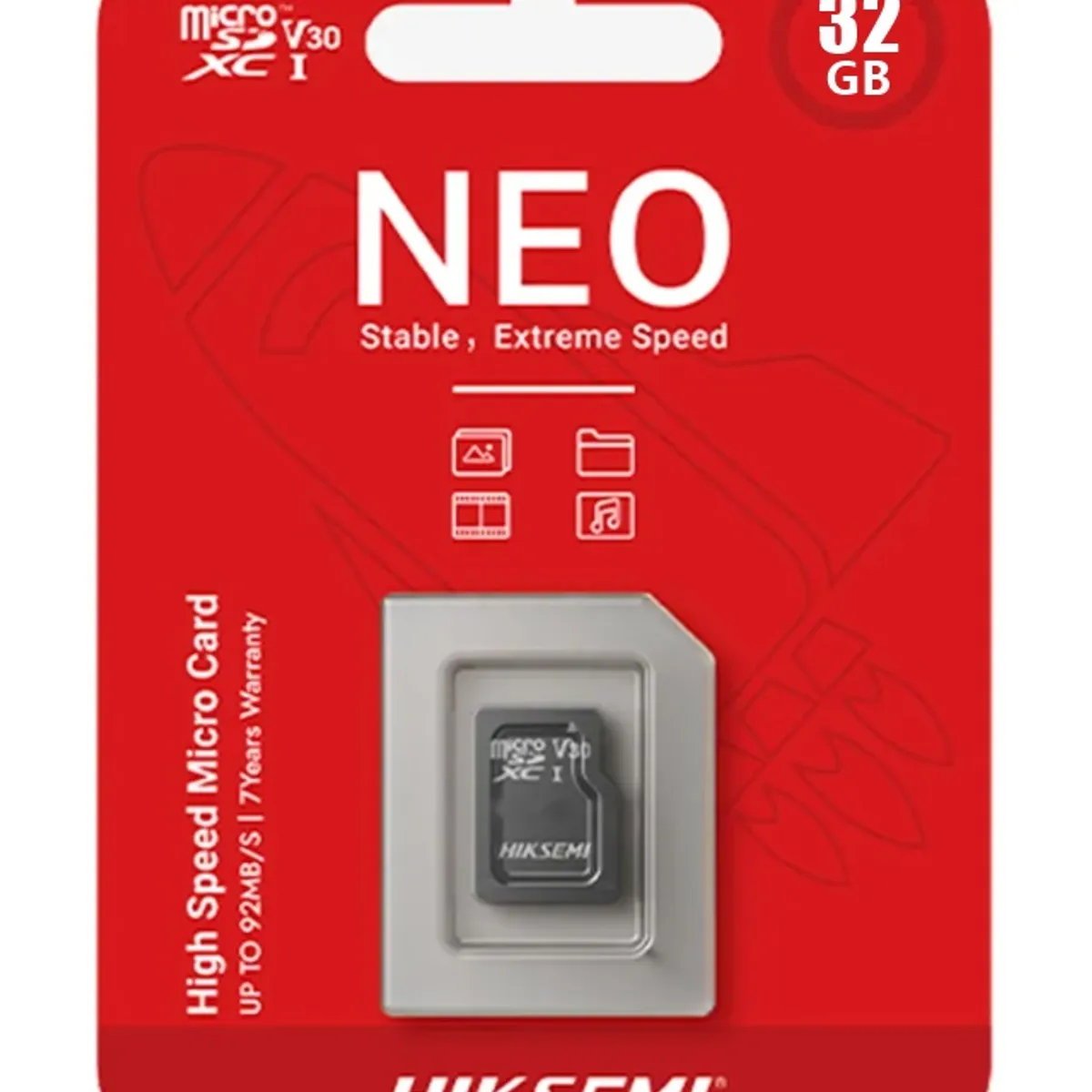 HIKVISION - Tarjeta Memoria Micro Sd 32gb Hiksemi Hikvision Neo Hc C10