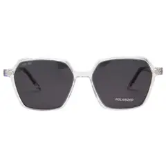 GENERICO - SOLARIS Transparente y Negro Clip On Plateado Redondos