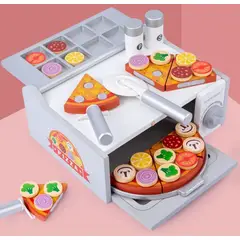 GENERICO - Horno de Pizza de Madera Juguete Didáctico para Niños