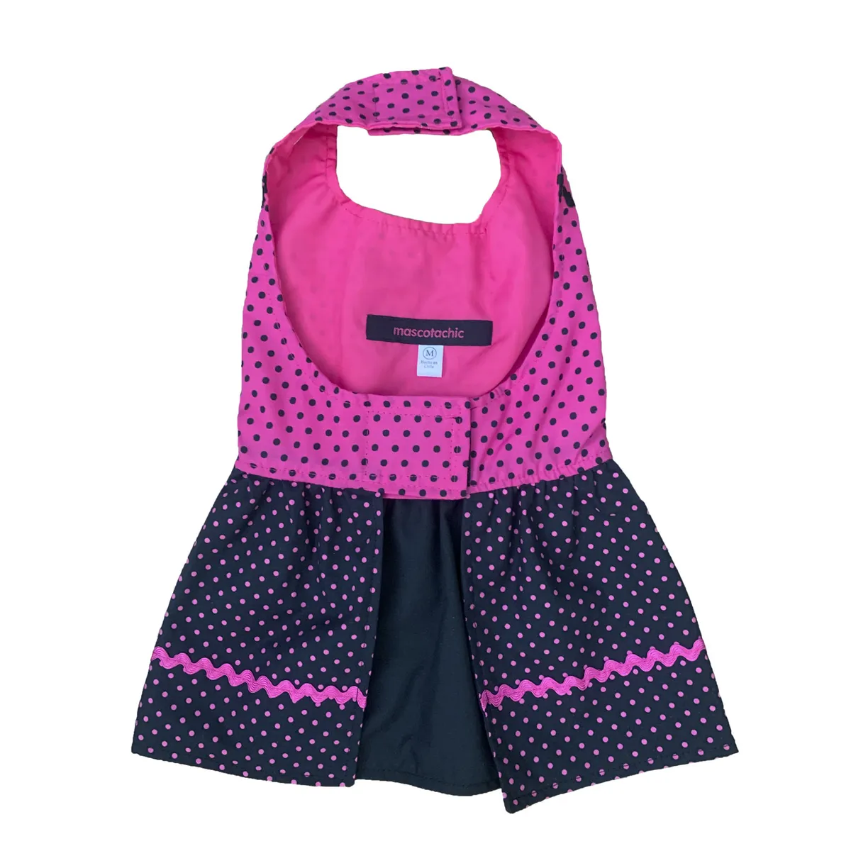 MASCOTACHIC - Vestido Fucsia y Negro talla XL