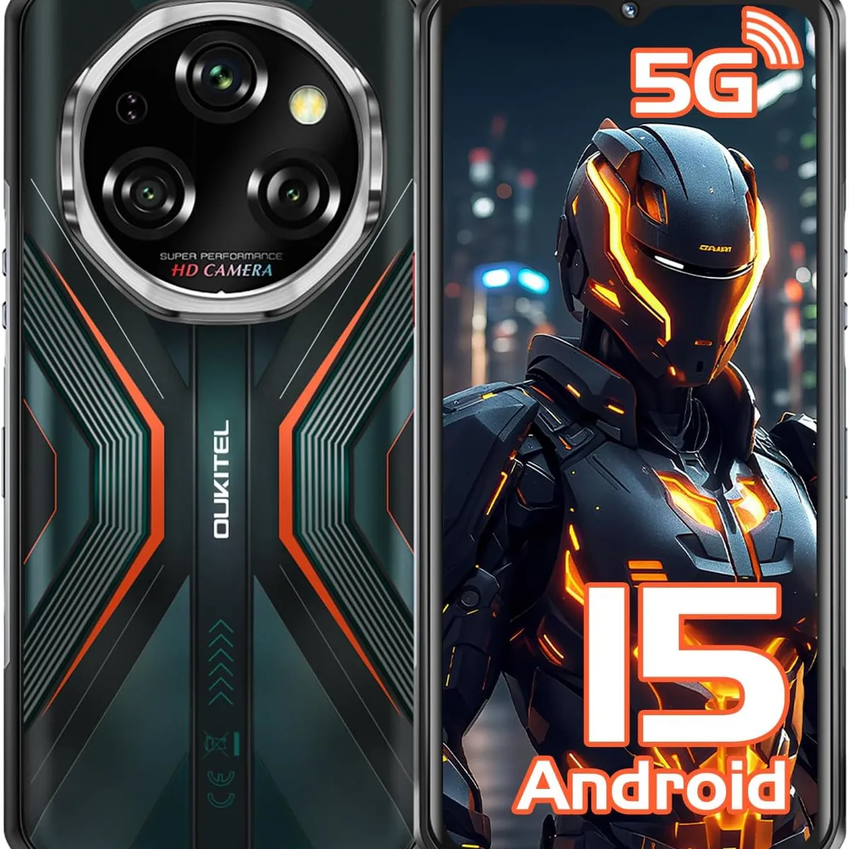 OUKITEL - OUKITEL WP55 5G Celular 36GB+256GB 108MP Android15-orange