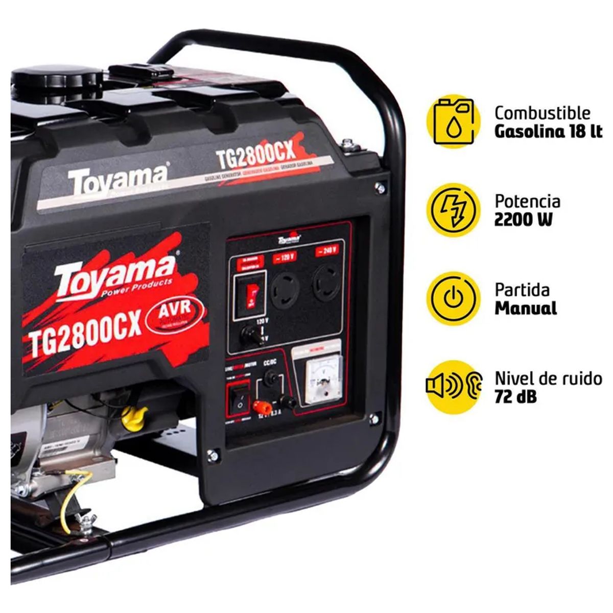 TOYAMA - Toyama Tg2800cx-xp Generador Monofásico Portáti 23 Kw