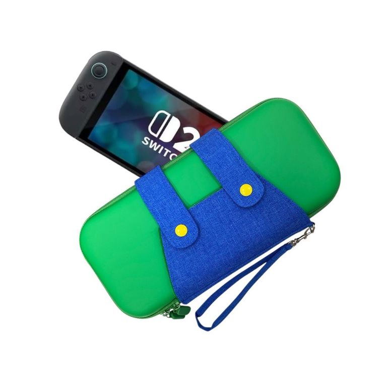GENERICO Estuche Bolso Funda Compatible con Nueva Nintendo Switch 2 VERDE