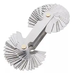 KINDA NICE - Cuenta Hilos Medidor De Rosca De Paso Calibrador 40pcs