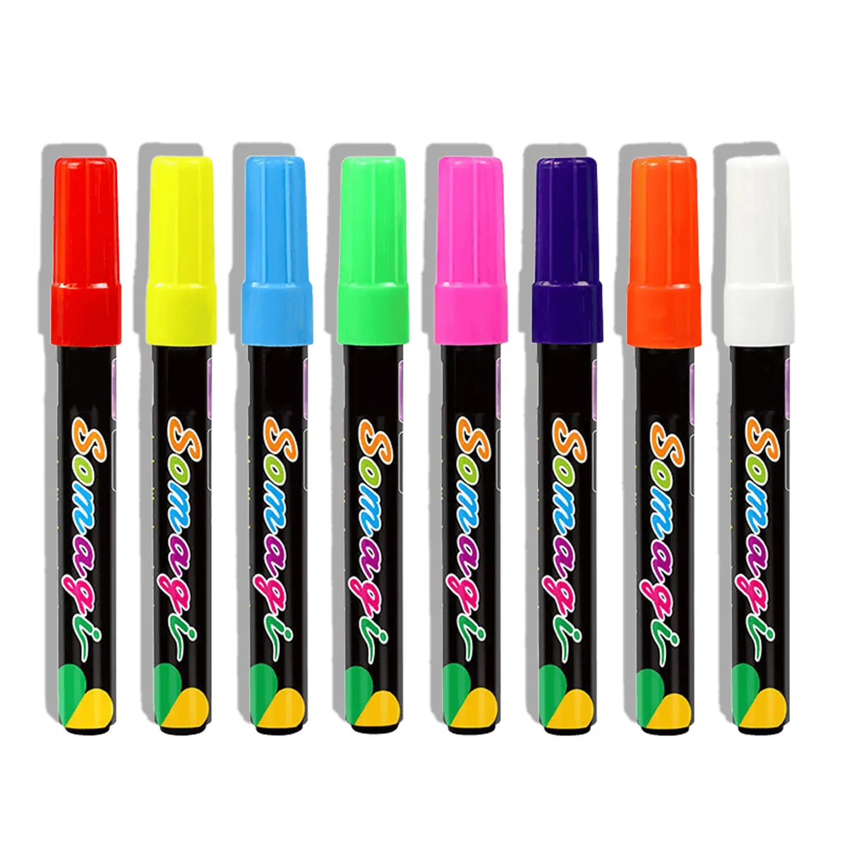 KINDA NICE - 8u Lápiz De Tiza Líquida Iluminador Pizarra Fluorescente