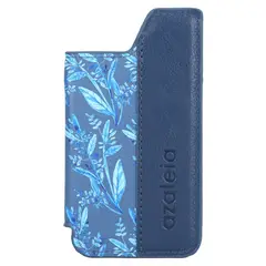 AZALEIA - Tarjetero Phone Card Leaf Mujer Azul