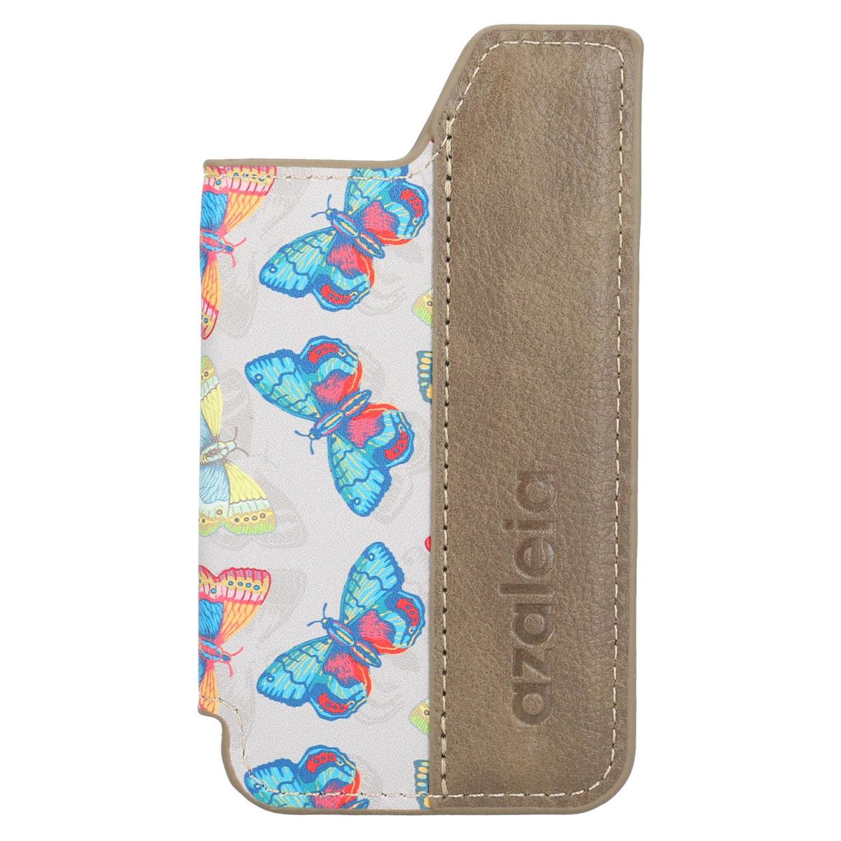 AZALEIA - Tarjetero Phone Card Butfly Mujer Café AZALEIA