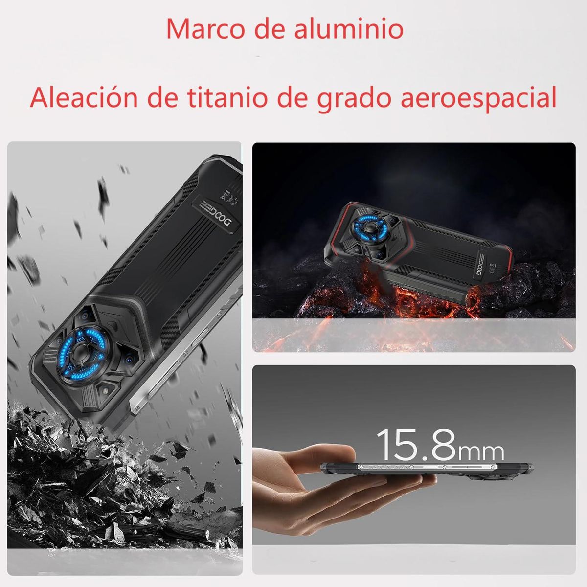 DOOGEE - DOOGEE 5G Blade20 Play Celular 32GB+256GB Android15-silver