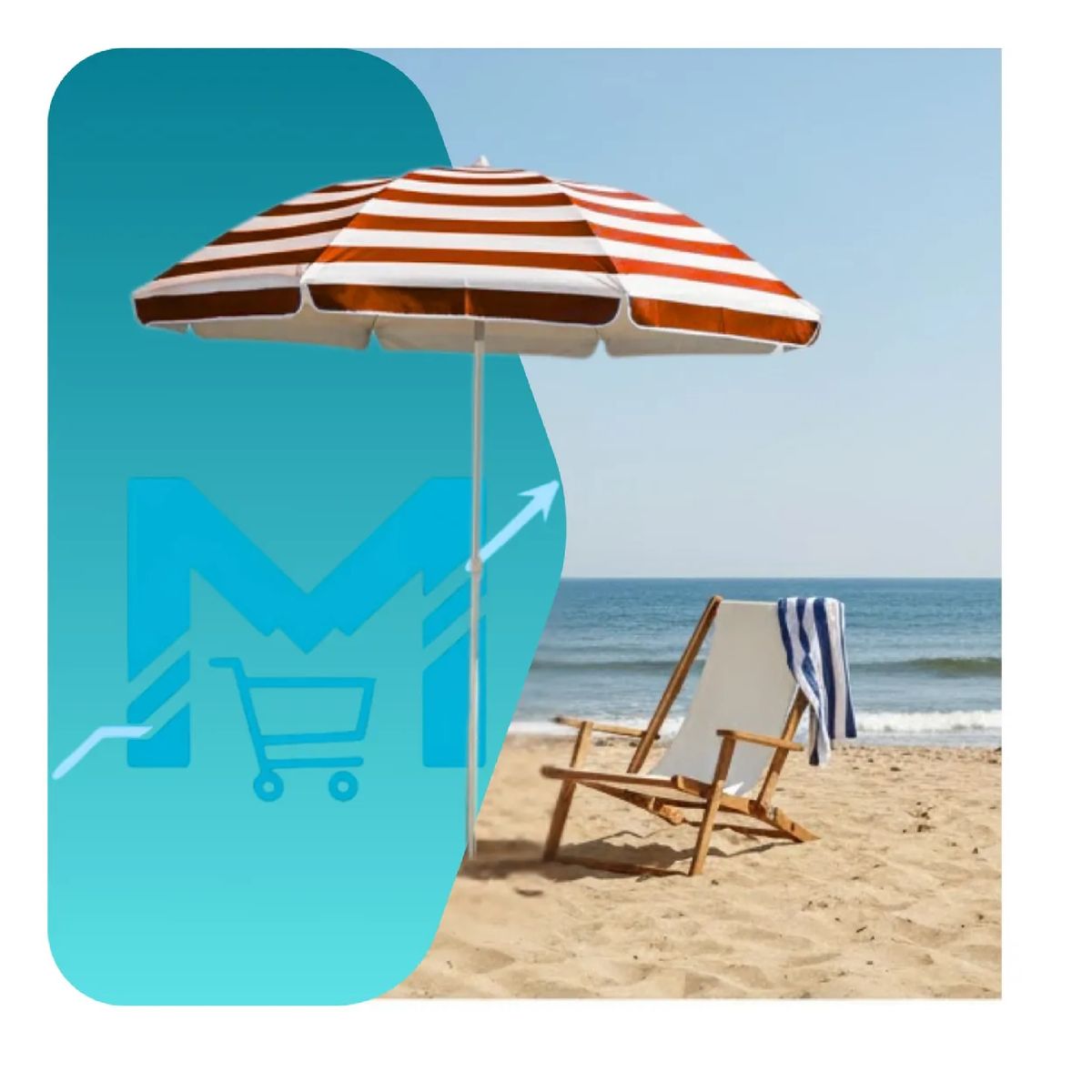 GENERICO - Paraguas Quitasol Grande Plegable Proteccion Uv Pack X5 Rojo