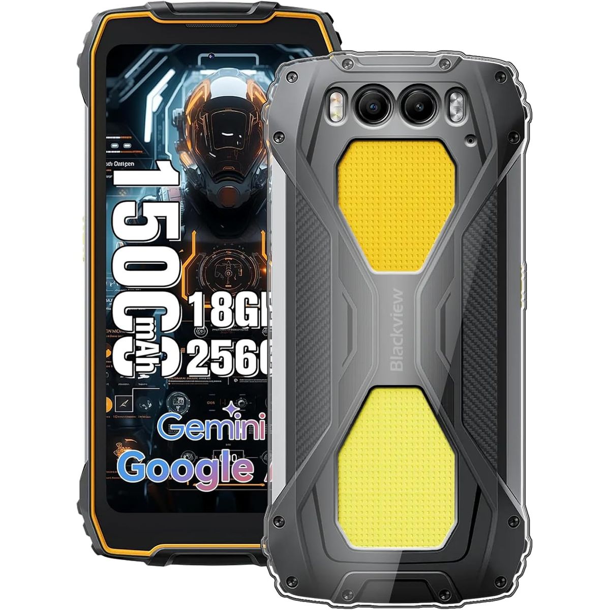 BLACKVIEW - Blackview BV7300 Celular 18GB+256GB 15000mAh-orange
