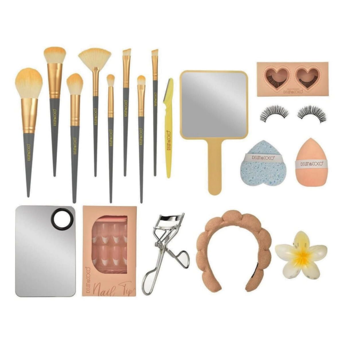 GENERICO - Set Profesional de Brochas De Maquillaje   Maleta Set de Belleza Maleta Brochas Viral 20 Piezas