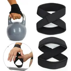 GENERICO - Muñequeras Lifting Straps Correa Para Levantamientos Forma 8
