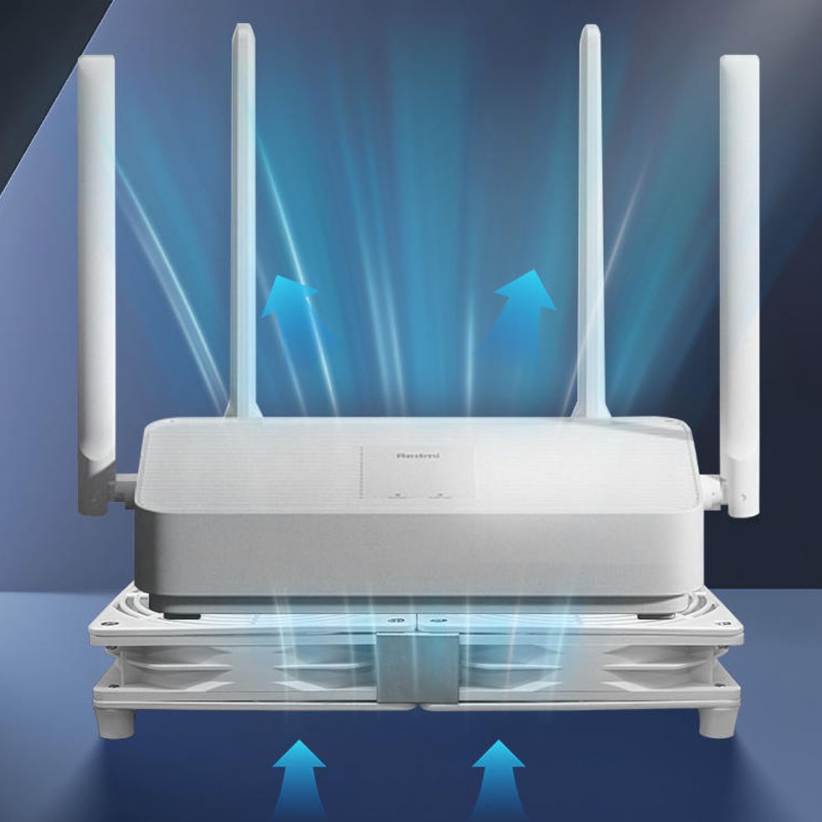 GENERICO - Ventilador para Router de Refrigeración  Alimentación por USB 5V