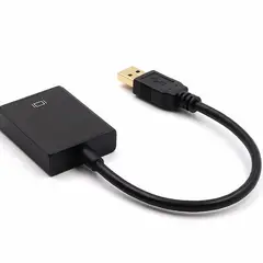 GENERICO - Adaptador USB 3.0 A HDMI 1080P Para PC 15cm