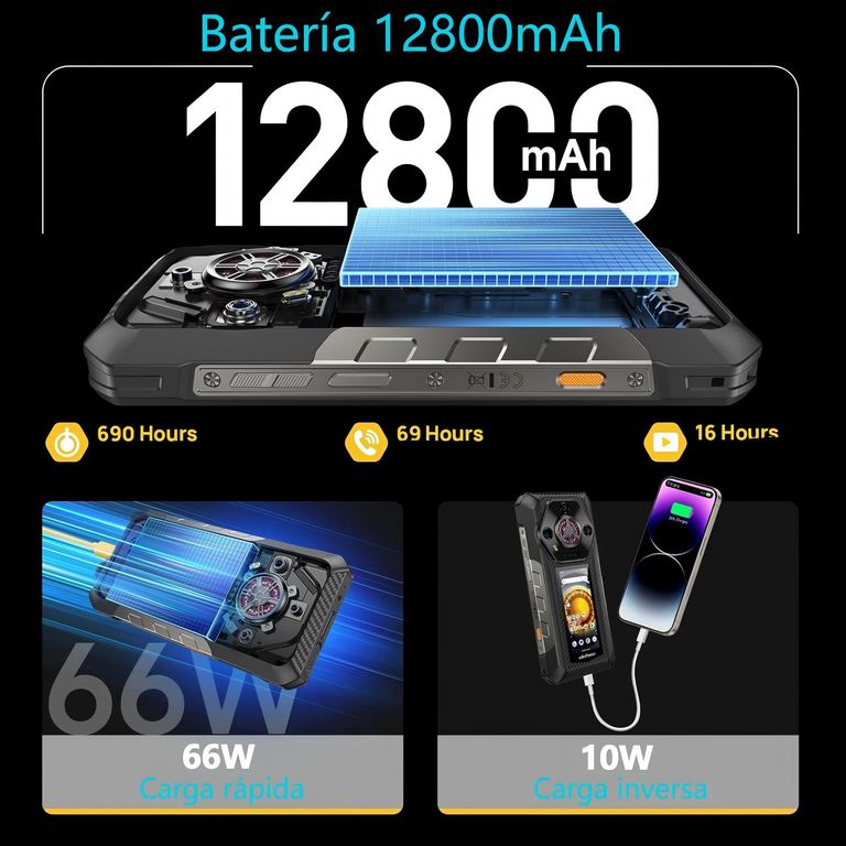 Armor 30 Pro 5G Celular 32GB+512GB 12800mAh-black