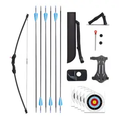 KUANGYE - Arco Recurvo Deportivo Con Flechas Y Accesorios Para Niño