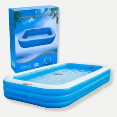 LINE - Piscina Inflable Rectangular 305X183X60cm Color Azul