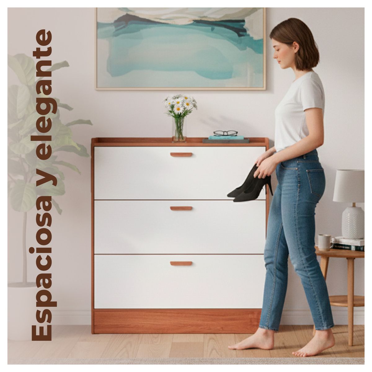 GLOBAL LATIN GROUP - Zapatero Mueble Organizador 3 Niveles XXL para 25 pares