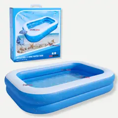 LINE - Piscina Inflable Rectangular 262x175x51 CM Color Azul